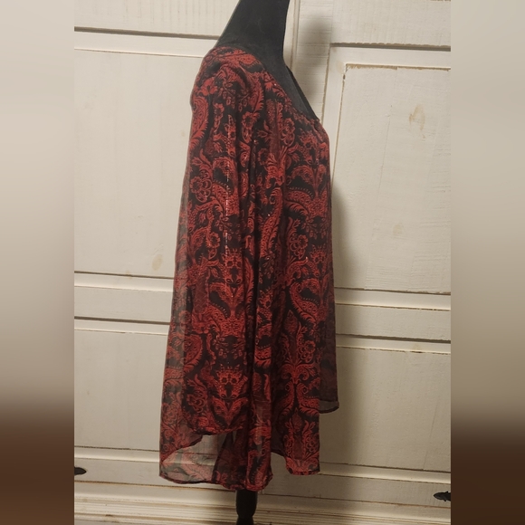 Avenue Blouse Perfect for holiday Nwt - Picture 5 of 7